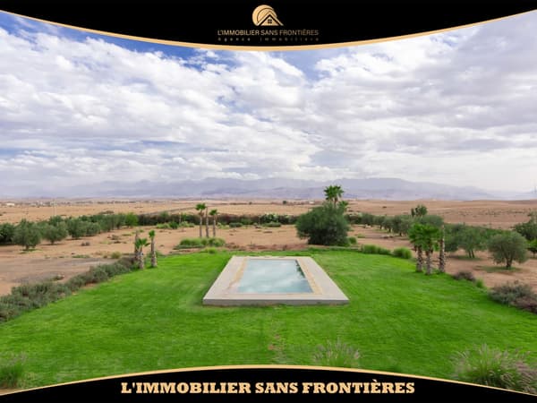 Gemeubileerde villa te huur op Route D’Amizmiz Km 17, privézwembad + gelijkvloers, Marrakech: te huur