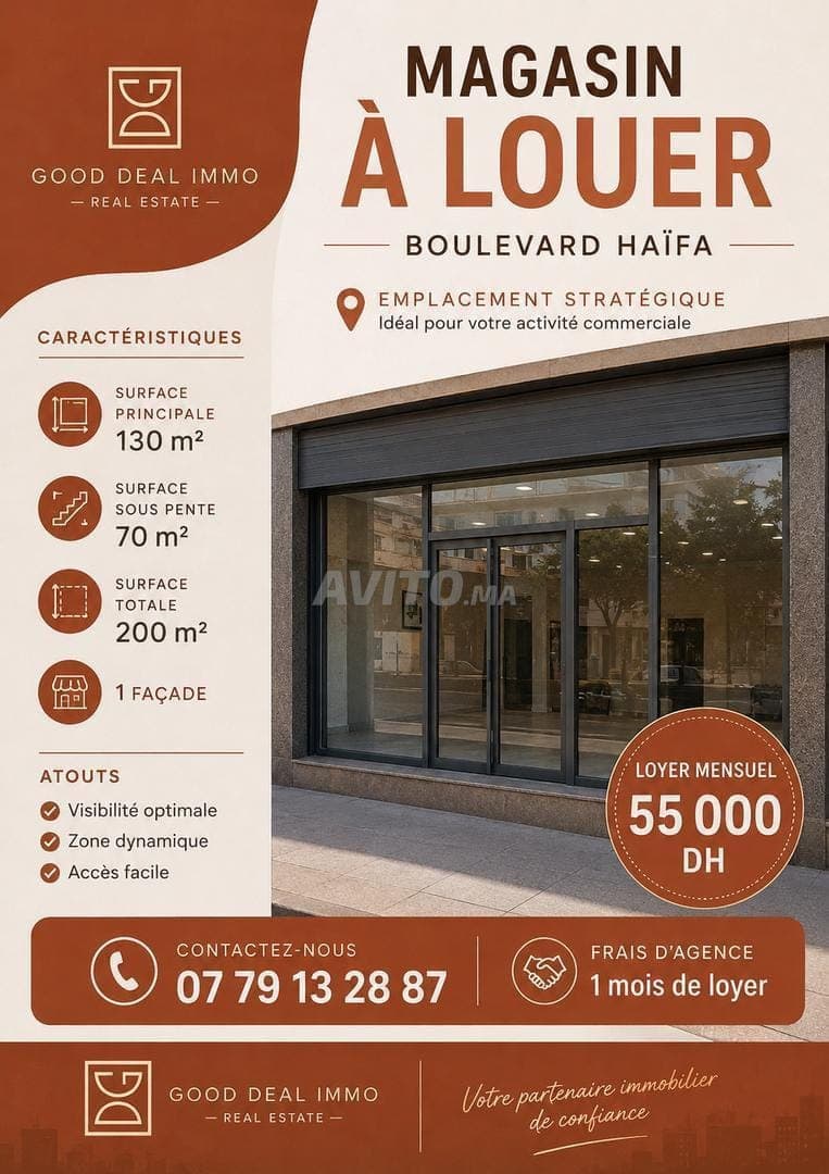 Magasin te huur, Bld Haïfa, California
