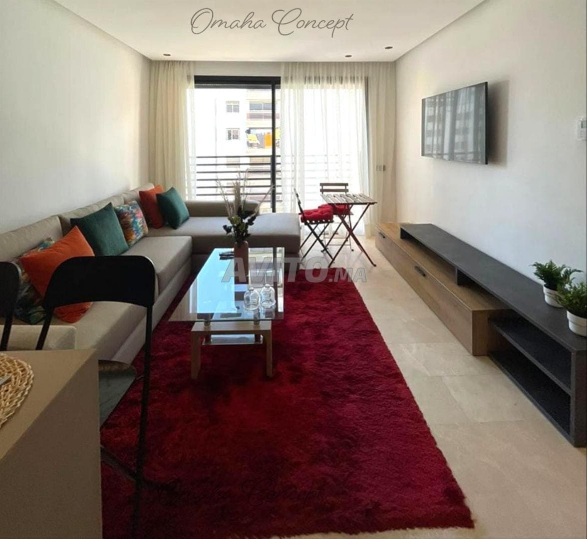 Studio 50m2 4ème étg Terrasse Clim garage Maarif Ext