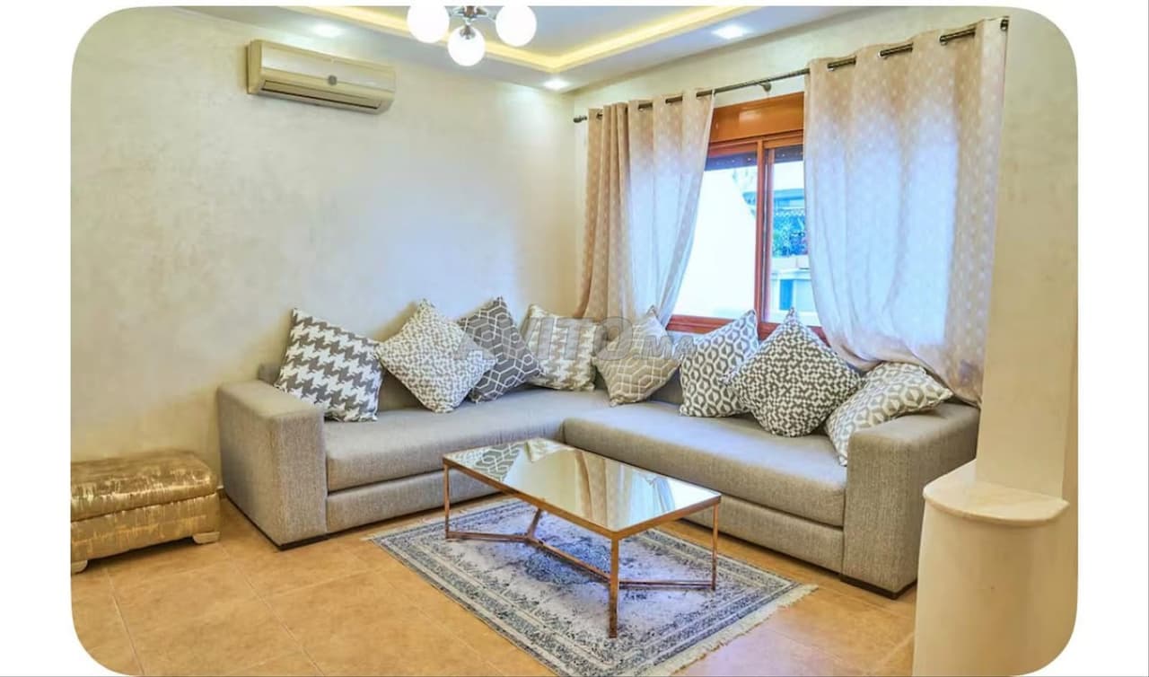 Appartement Meublé avec Vue sur Mer