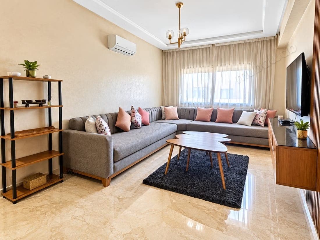 Bel appartement à louer meublé à guéliz