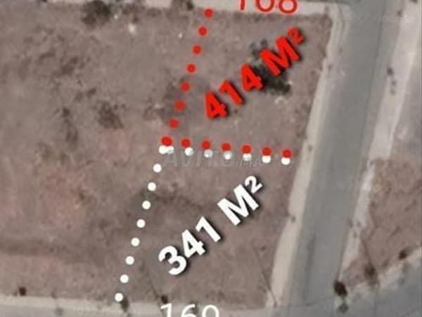 Terrain titré de 341 m² à vendre à Marrakech