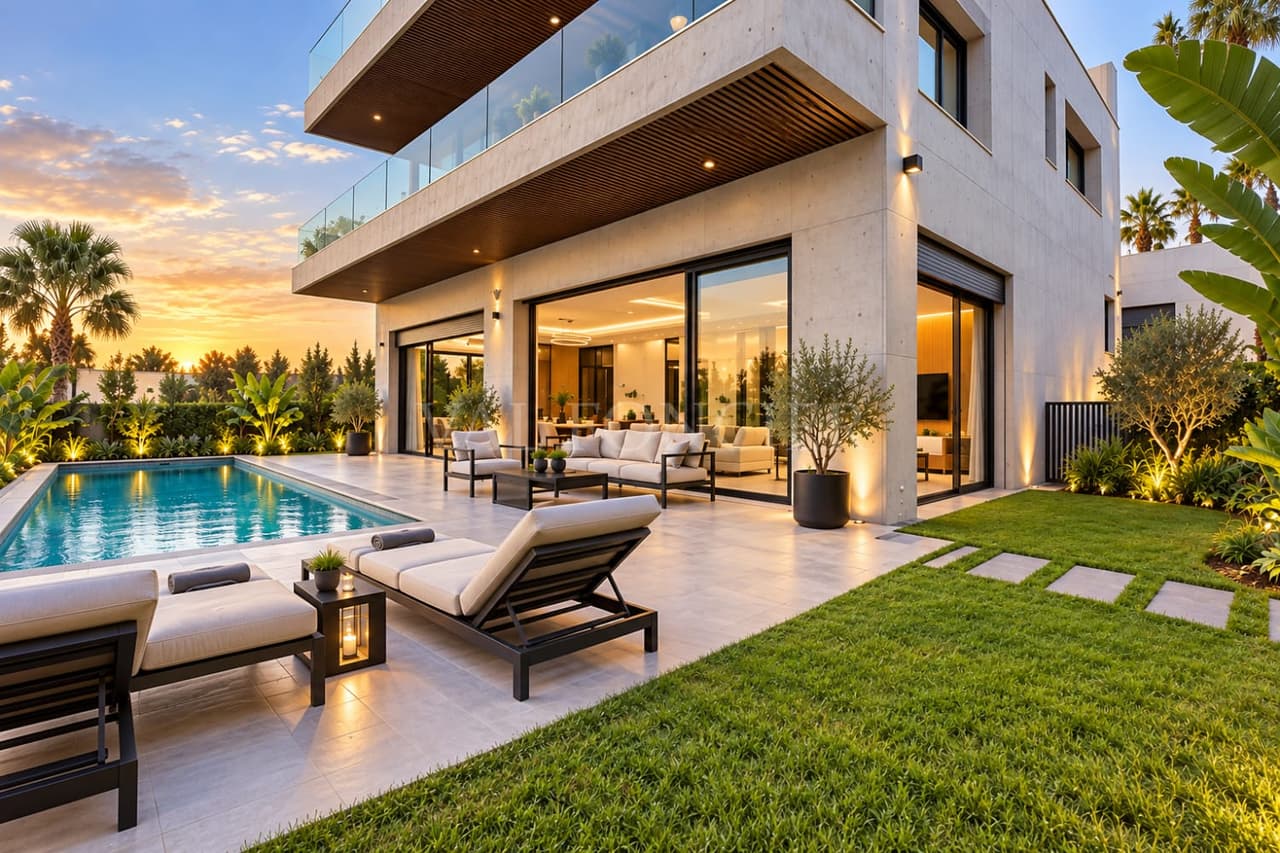 Villa d'exception neuve 606m2 Vue Mer avec piscine Route d'Azemmour (10 min du…