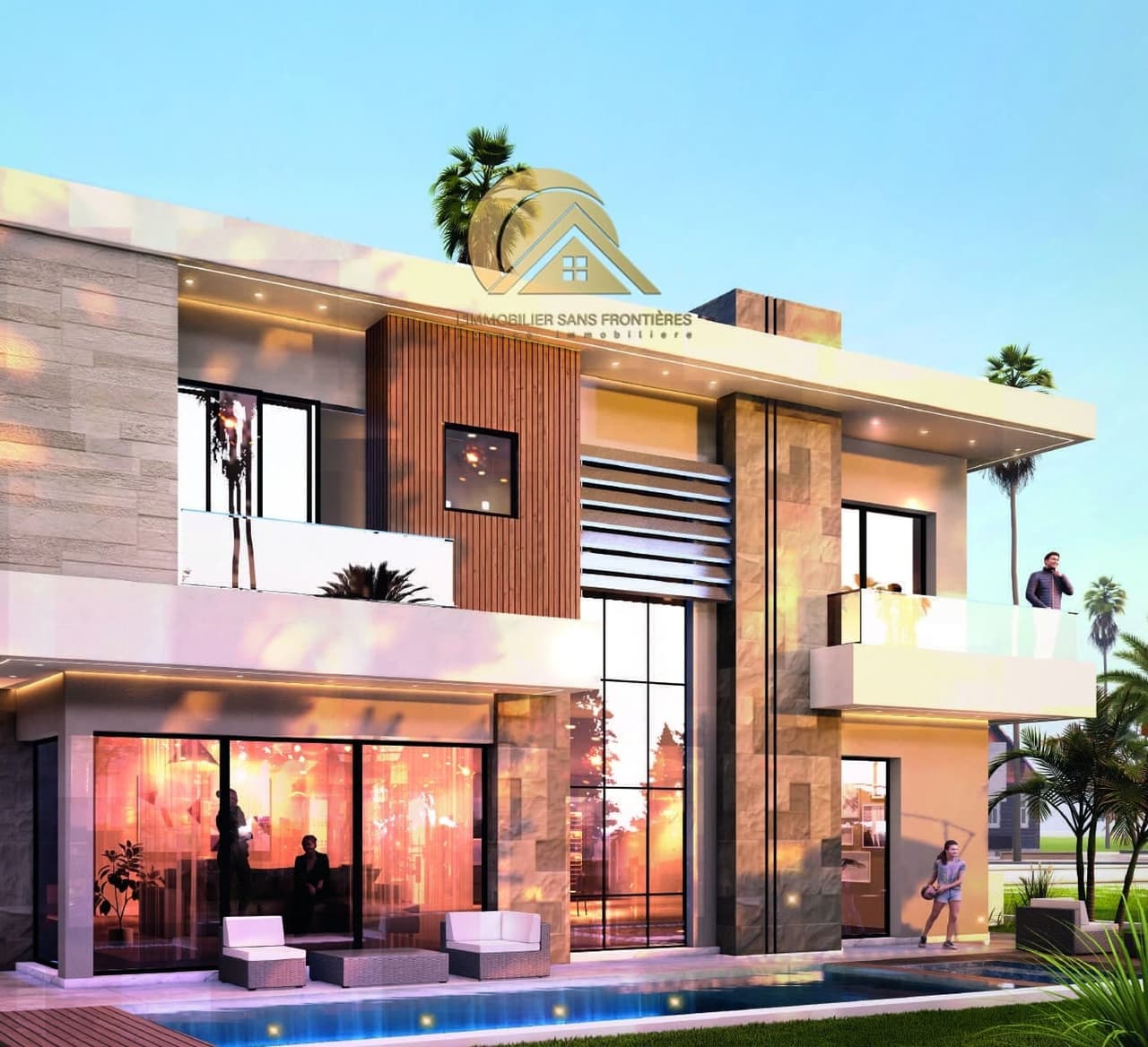 Projet villas de prestige à vendre, Route Amizmiz