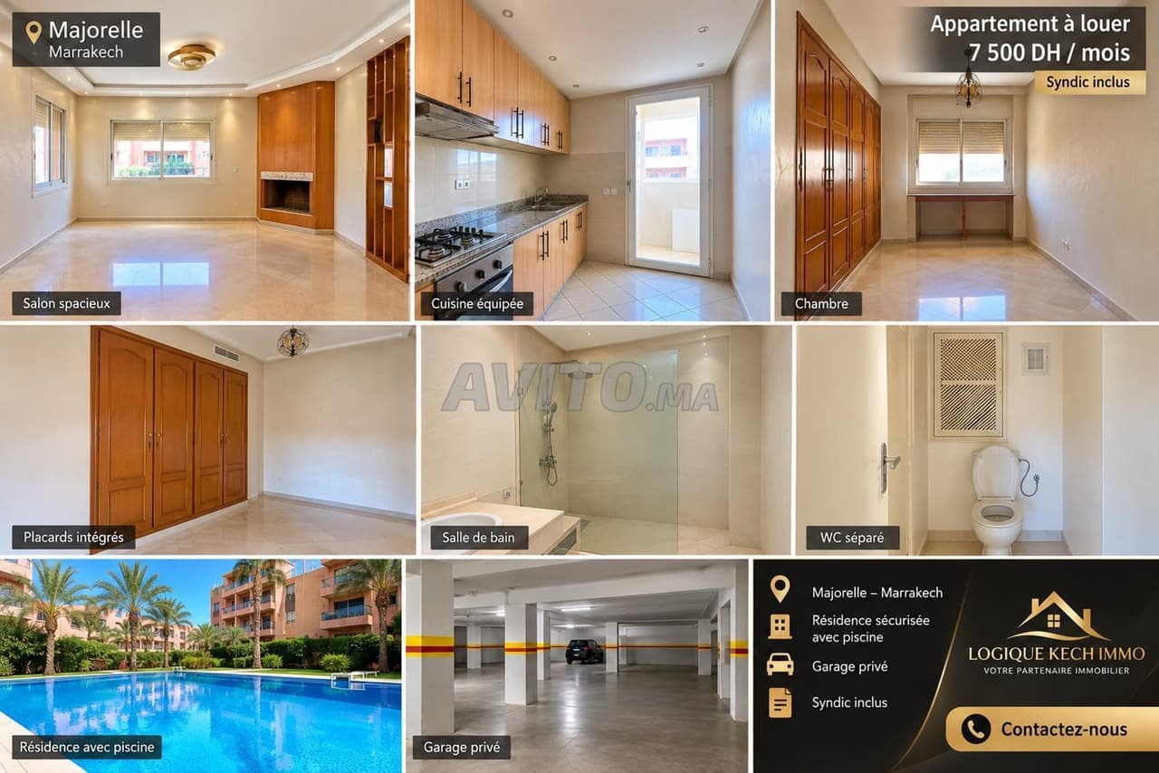 Appartement vide à louer – Majorelle