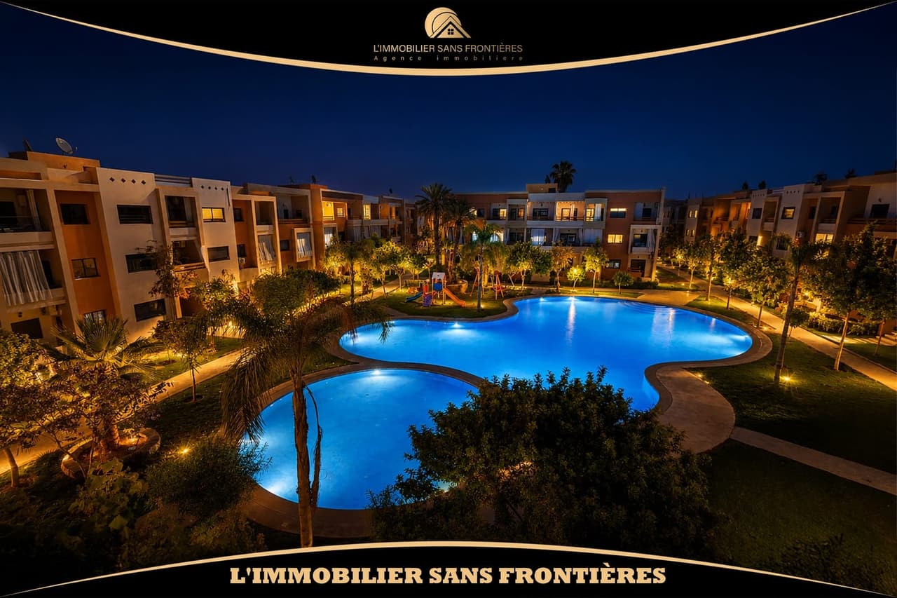 Appartement meublé à louer à Targa avec piscine