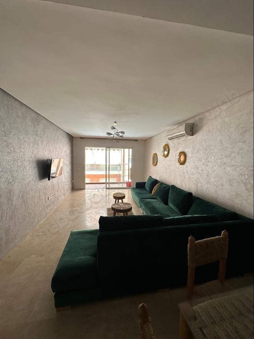 Mieten Sie diese Wohnung in Guéliz. Gesamtfläche 76 m². Möbliert