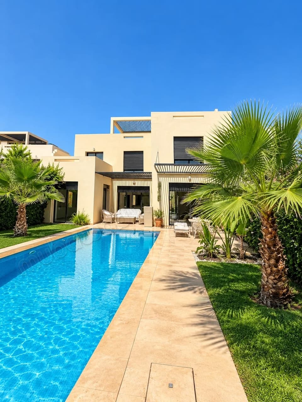 Al Maaden: Villa te koop, semi gemeubileerd, 3 slk, 2 slk