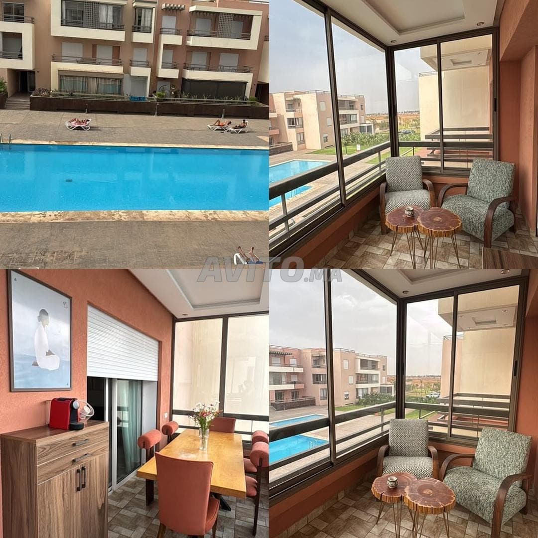 Riad Garden apartment opposite Morocco Mall