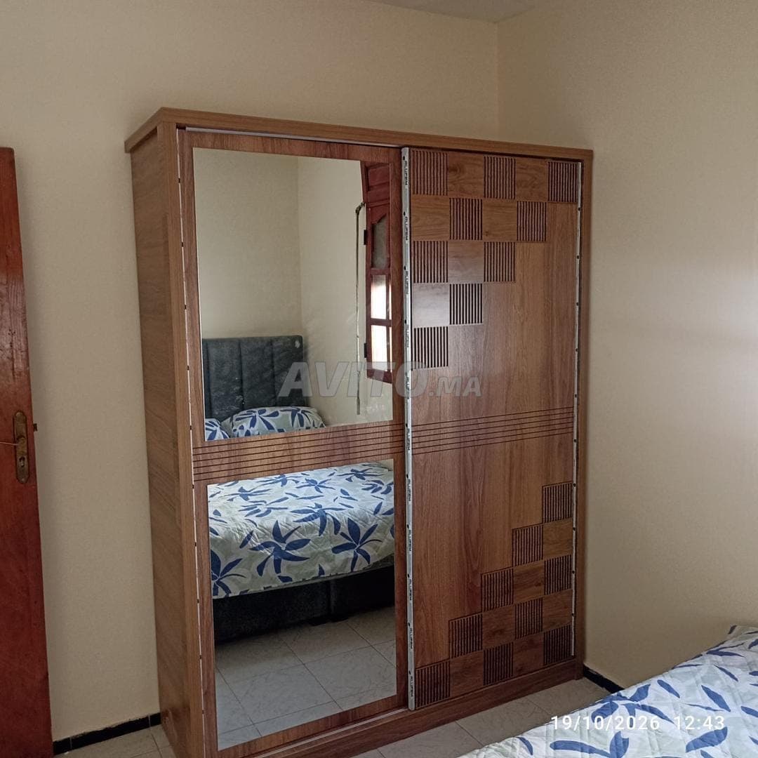 Chambre meublée prête pour location mensuelle