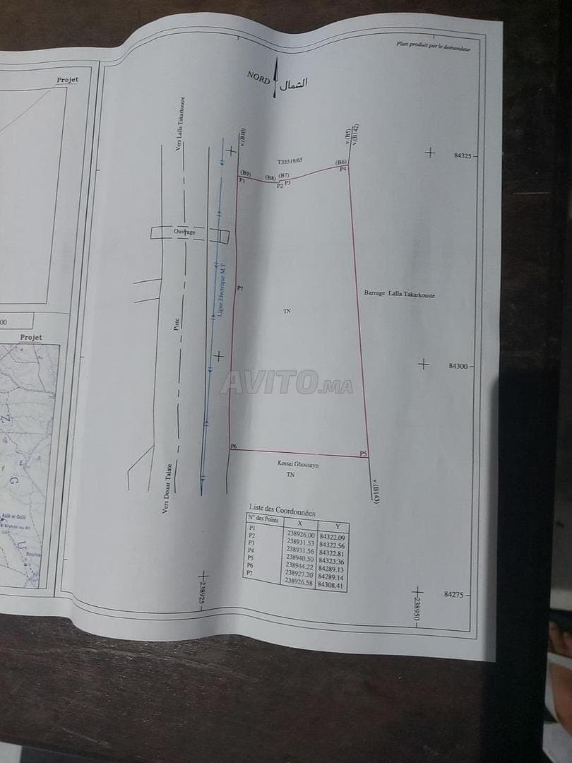 Opportunité d'investissement au cœur de la nature de Lalla Takerkoust – 535m²