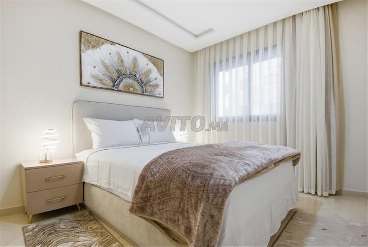 Appartement de 60 m² avec balcon, déclaration totale, près de la station Total, Tanger…