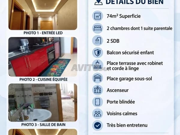 Deux chambres deux salles de bain, la grande rocade