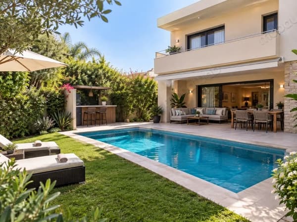 Weelderige gemeubileerde villa te huur in Laymoun