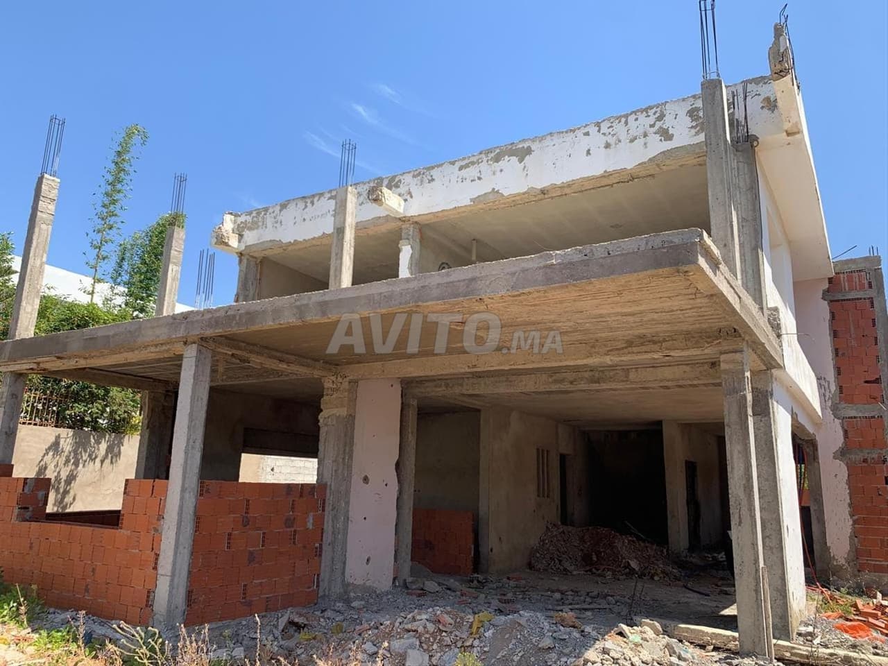 Semi-finished villa for sale in Kénitra, Golf Mehdia