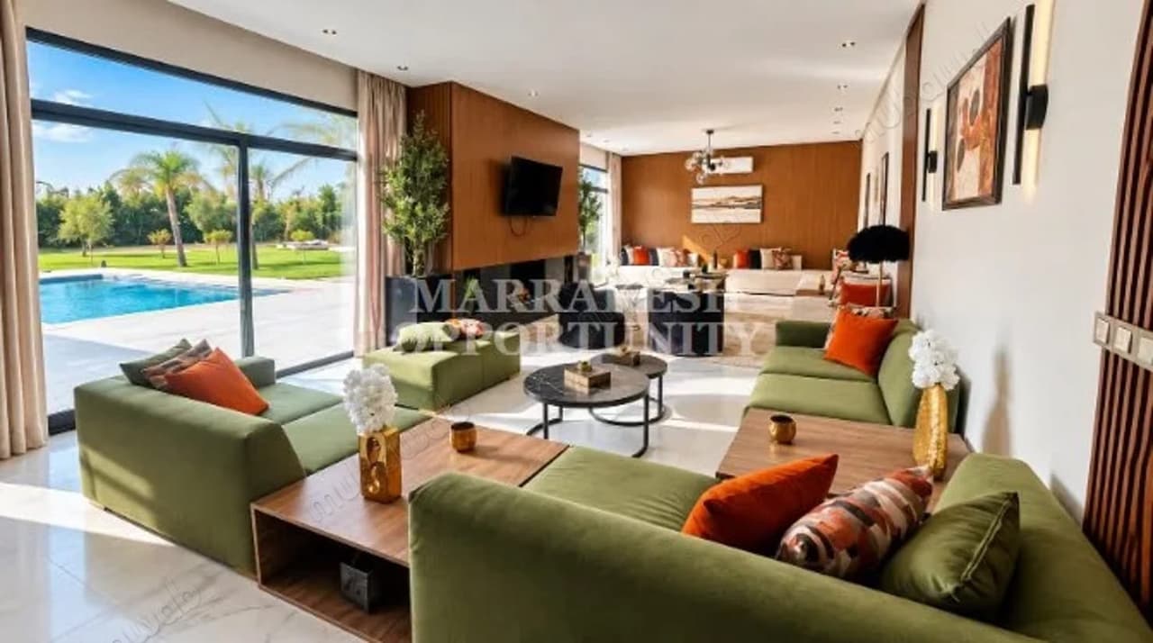 Villa moderne à louer sur la route de Fès
