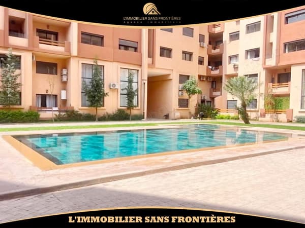 Appartement meublé à louer à Semlalia avec piscine — 91 m²