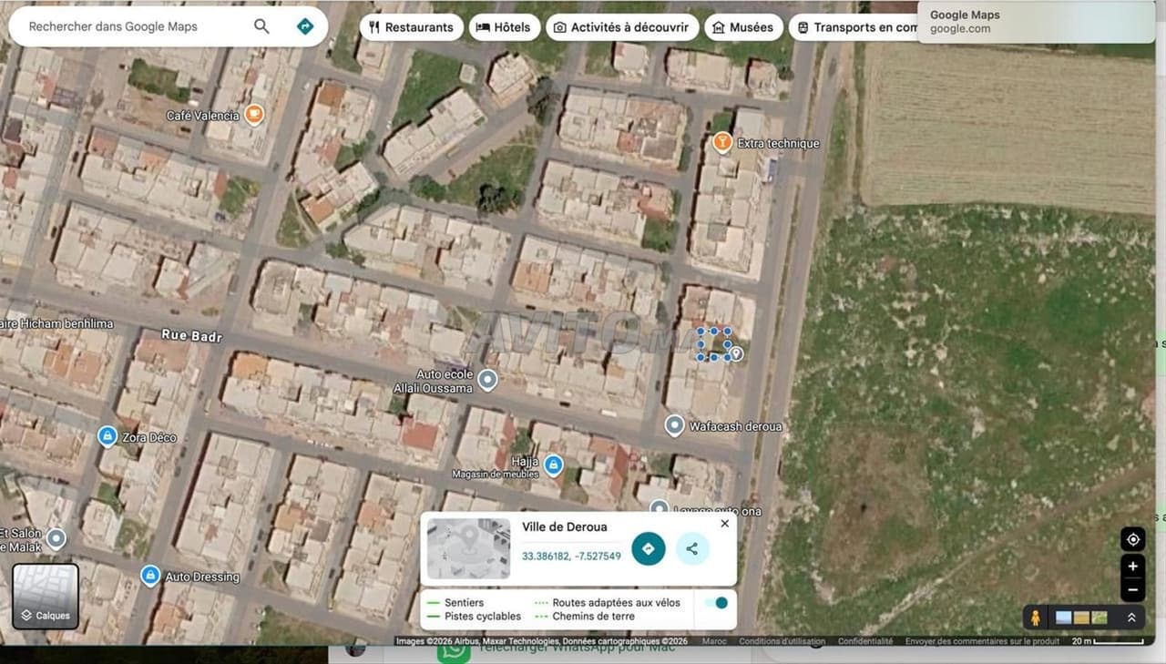 Terrain à vendre R3 , 120m2