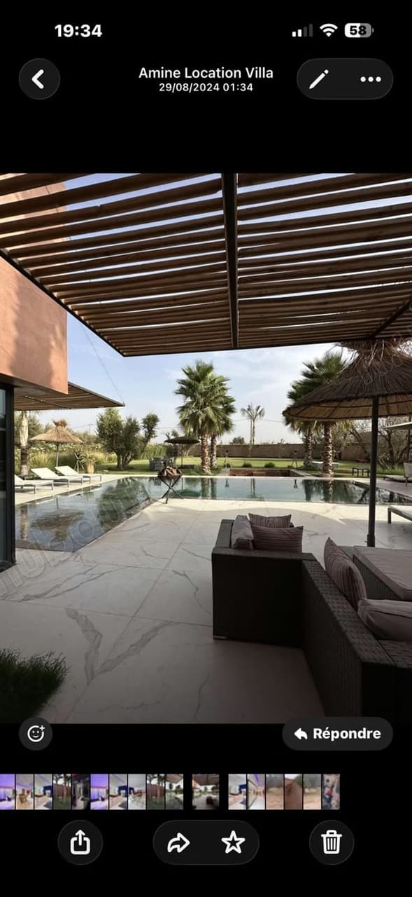 Magnifica villa in affitto a Route de Fès