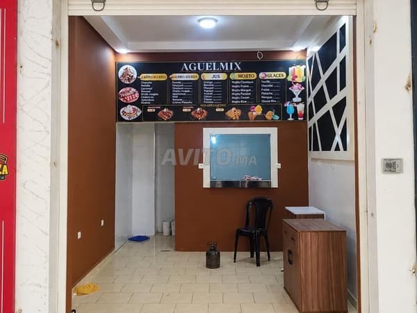 Local de restauration à louer dans un centre commercial à Kénitra