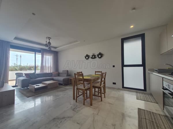 Furnished studio for rent in Ville Verte Bouskoura