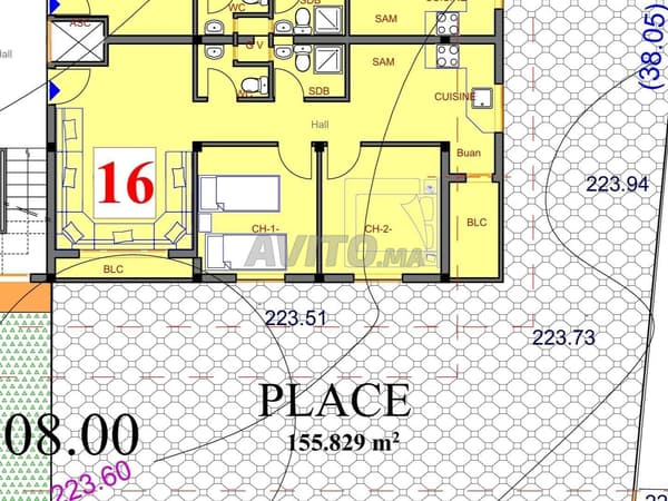 Appartement 68m² Tiznit 40 millions DD3M DAWLA