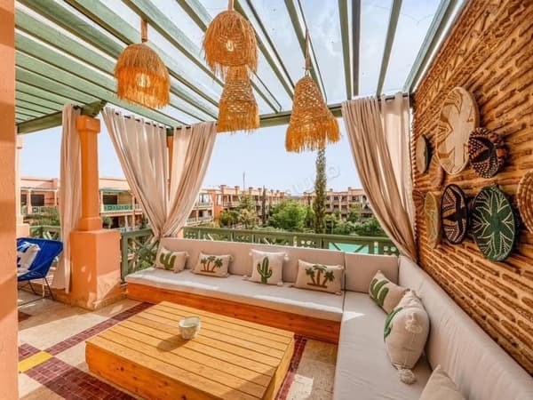 À LOUER: bel appartement 3 chambres meublé à Targa