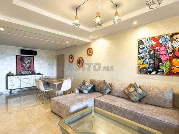 شقة فاخرة T3 بحي الأكدال مع حمام سباحة