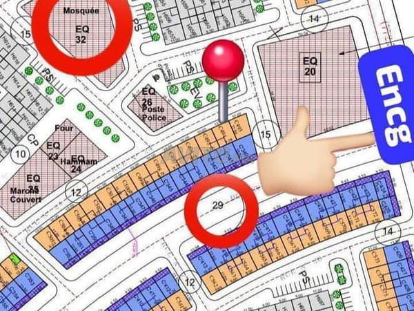 Ingericht en getitelde grond te koop in Nahda 2, Fam Bir