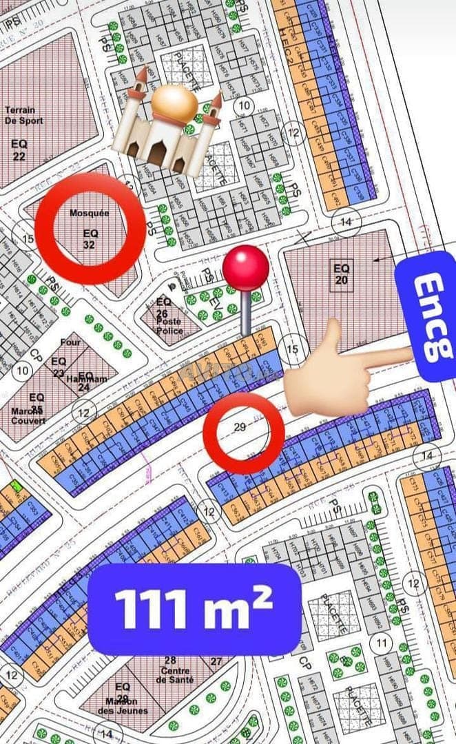 Ingericht en getitelde grond te koop in Nahda 2, Fam Bir