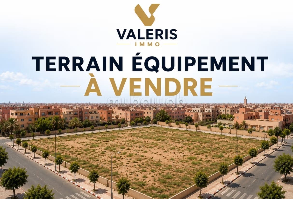 Terrain pour équipements – école à vendre – quartier izdihar, marrakech
