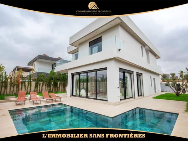 Villa meublée à vendre à Route d’Ourika, Golf Akenza km 10, 480 m², Marrakech
