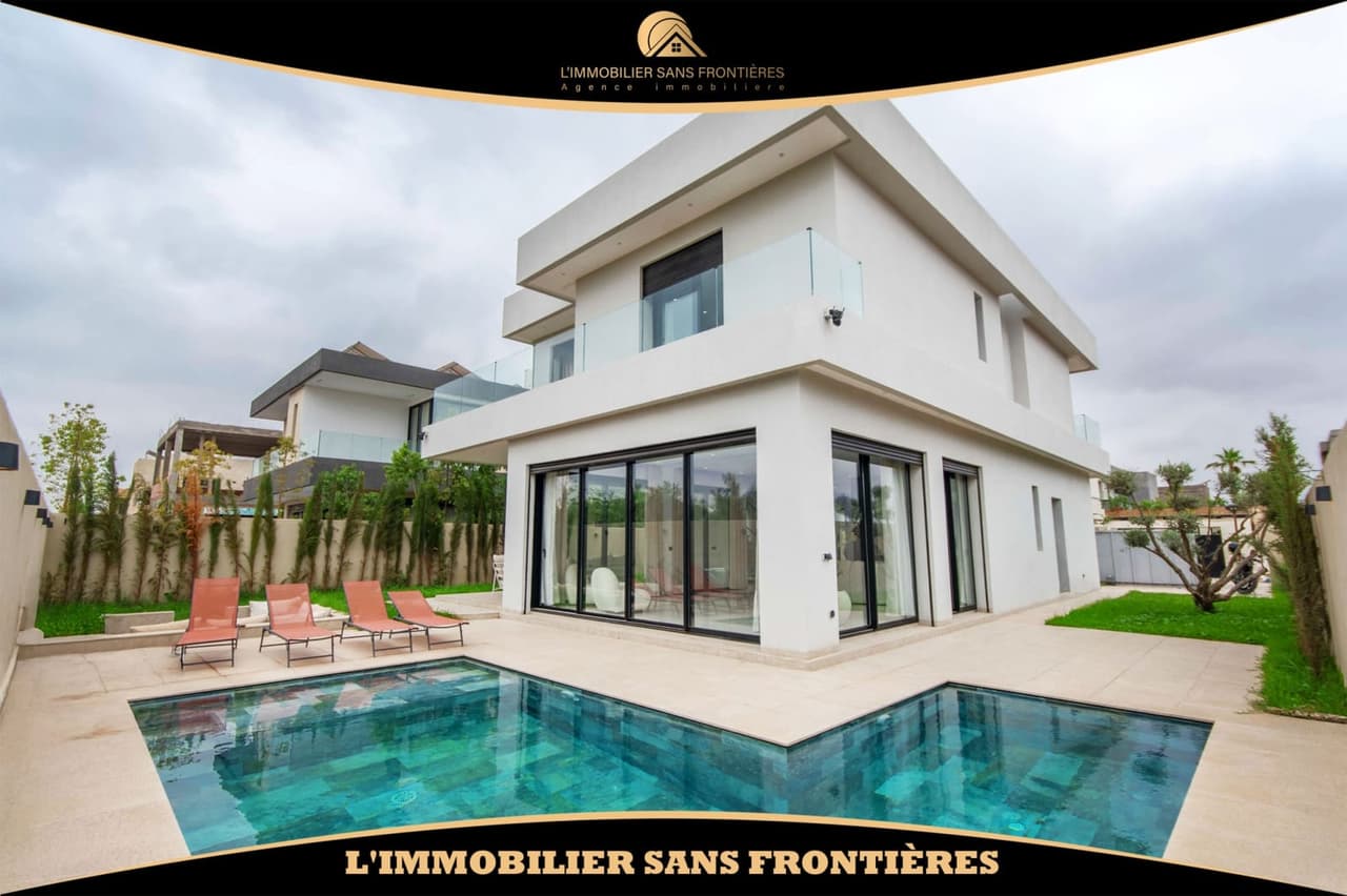 Furnished villa for sale on Route d'Ourika, Golf Akenza km 10, 480 m², Marrakech
