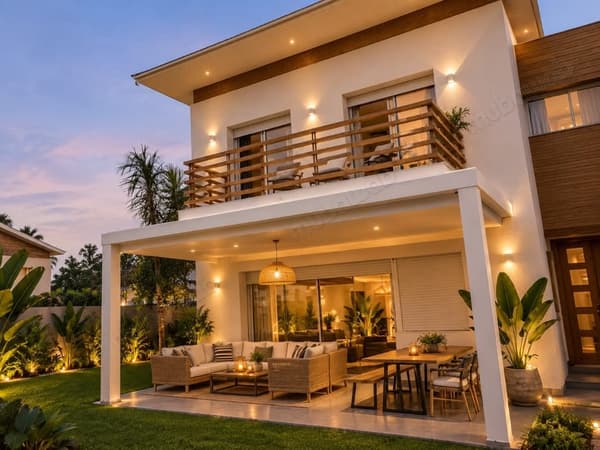 Luxe villa te huur in Ville Verte. 6 kamers. Gemeubileerd