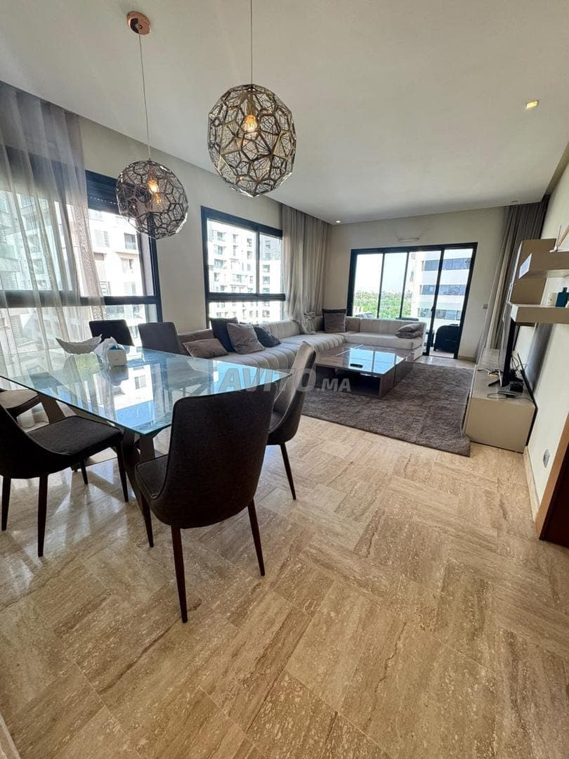 Location appartement meublé à Casa Finance City
