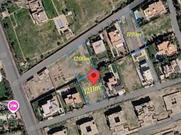 Trois terrains magnifiques à targa pour construire une belle villa
