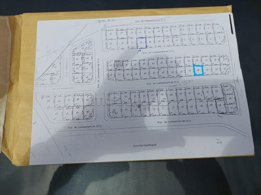 Titled plot in a subdivision in Gourziayana