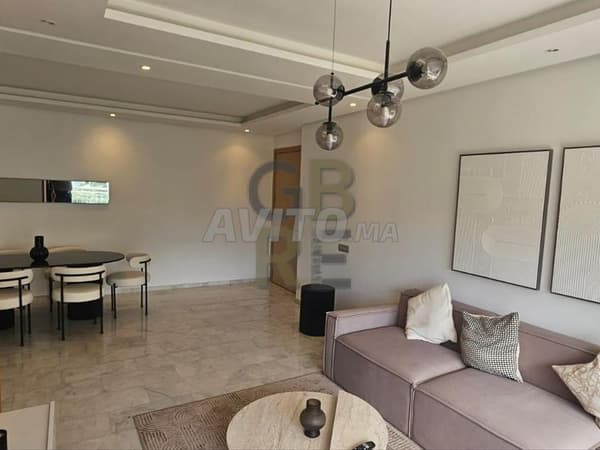 Gemeubileerd appartement te huur in Hay Riad Presti