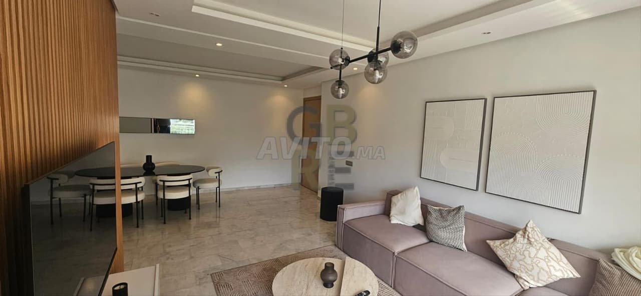 Appartement meublé à louer à Hay Riad Presti