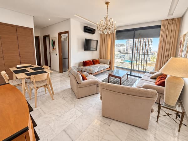 Magnificent 2-bedroom furnished apartment - CFC - Unobstructed view