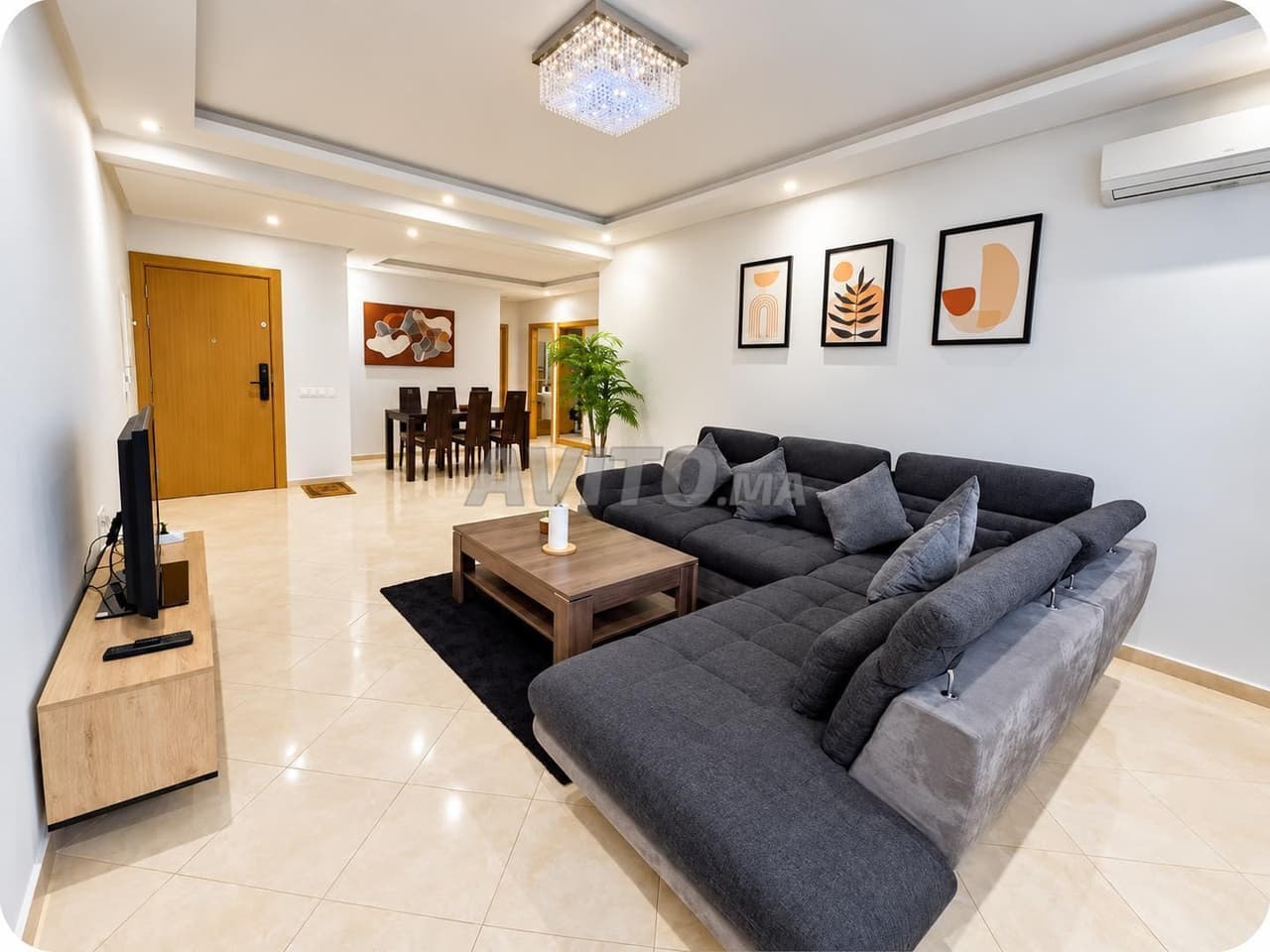 Appartement à louer 95 m² à Rabat