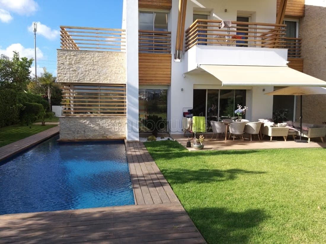 Villa à louer meublée Bouskoura Casablanca