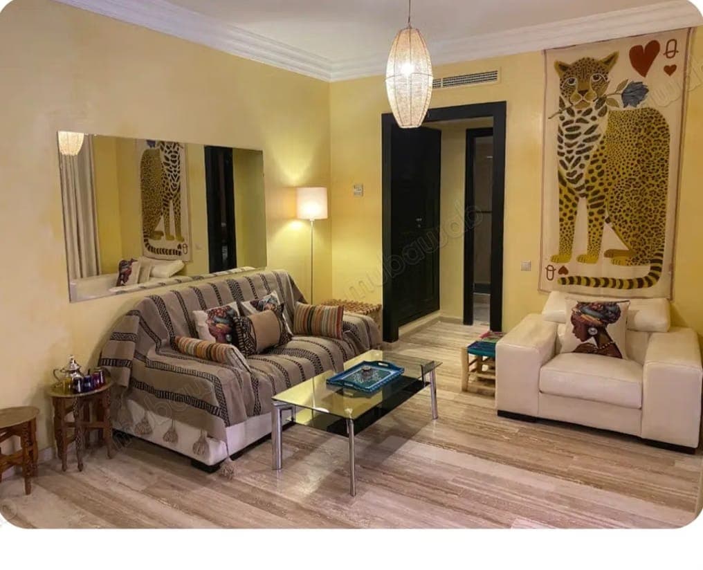Appartement 63m2 terras 35m2 parking Gueliz 175 000 euros