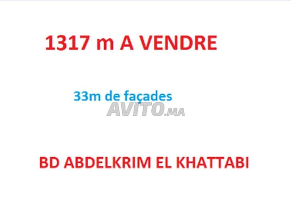 Villa de 1317m sur bd abdelkrim elkhattabi