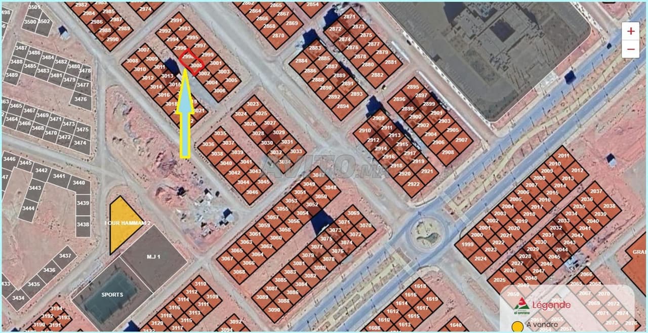 Grundstück Al Omrane mit Titel, 120 m², AlMajd 3