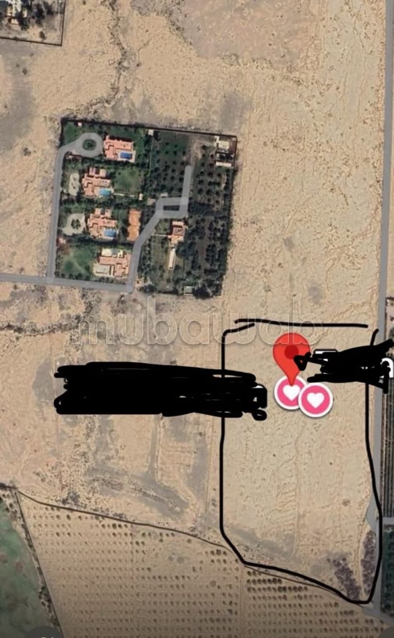 À VENDRE – Terrain titré de 5 ha 4871 m² – Route de Fès, à 14 km de Bab Doukkala Marrakech