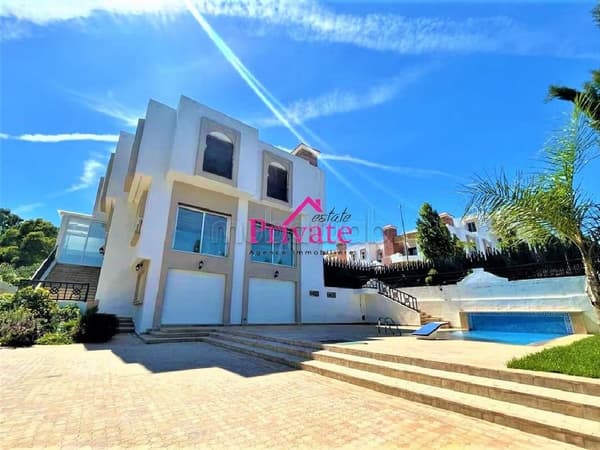 إيجار فيلا 400 م² بوبانة طنجة المرجع: LA694