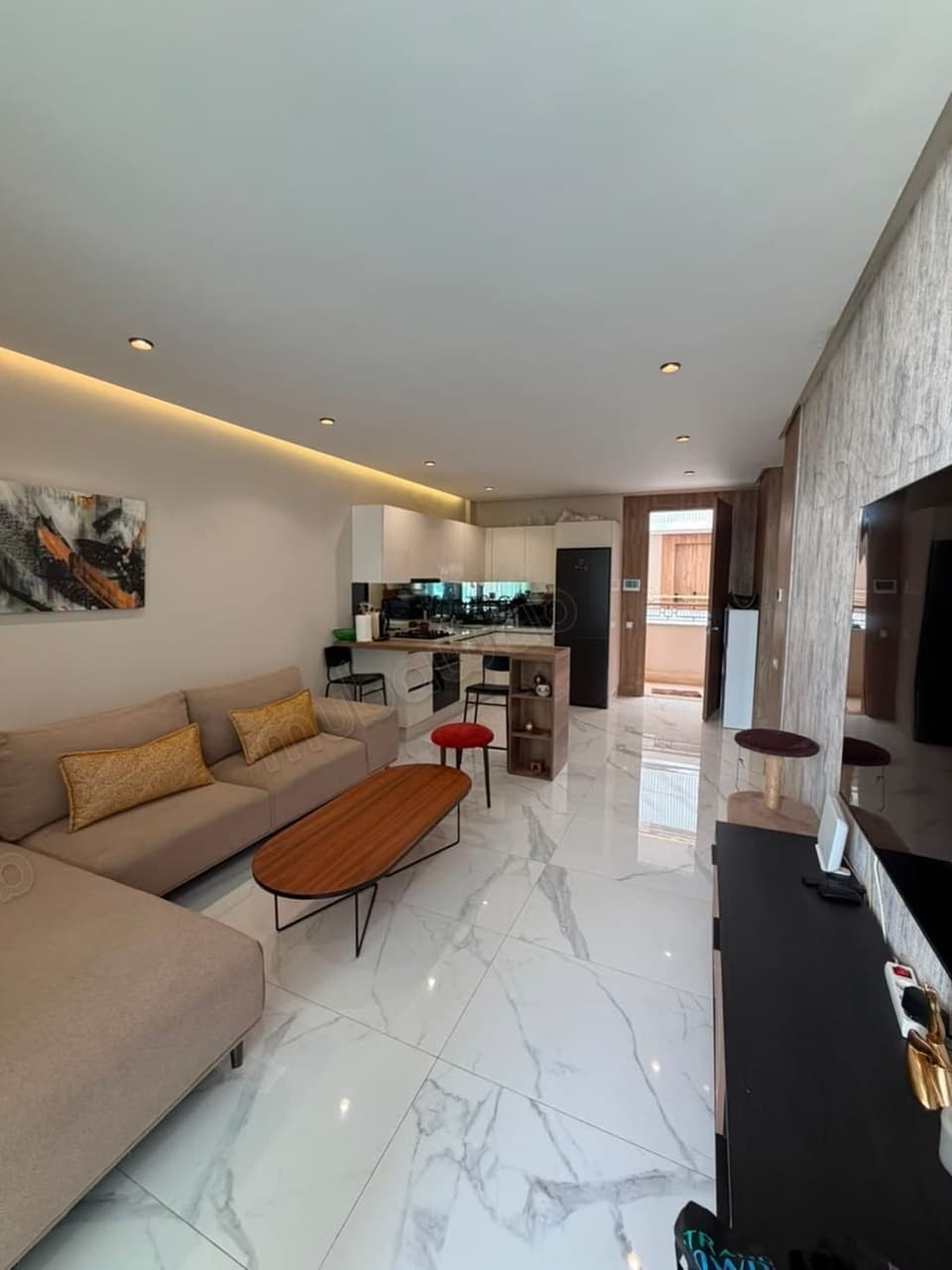 Location d'un appartement à Racine. 3 pièces. Bien meublé