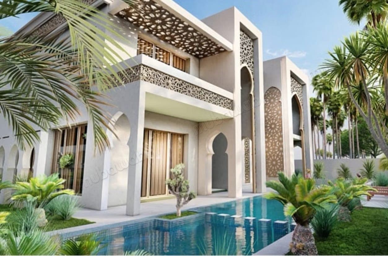 Villa neuve de style palais 682 m construit