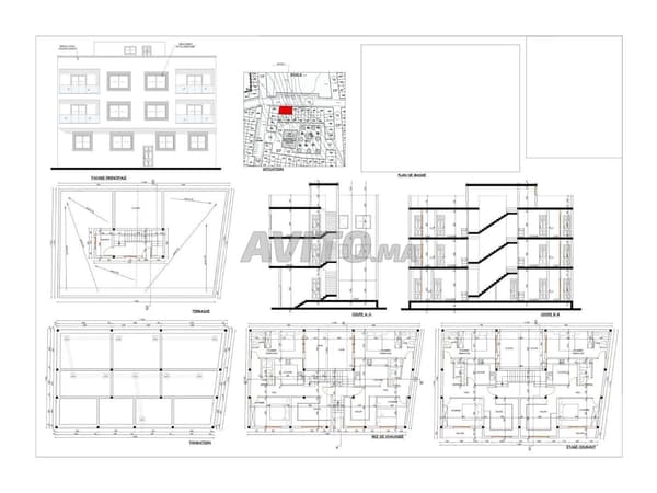 Wohnung zum Verkauf, 72 m² in Agadir